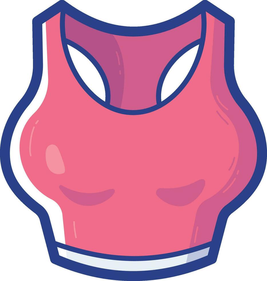 sports bra  illustration design, art and creativity vector