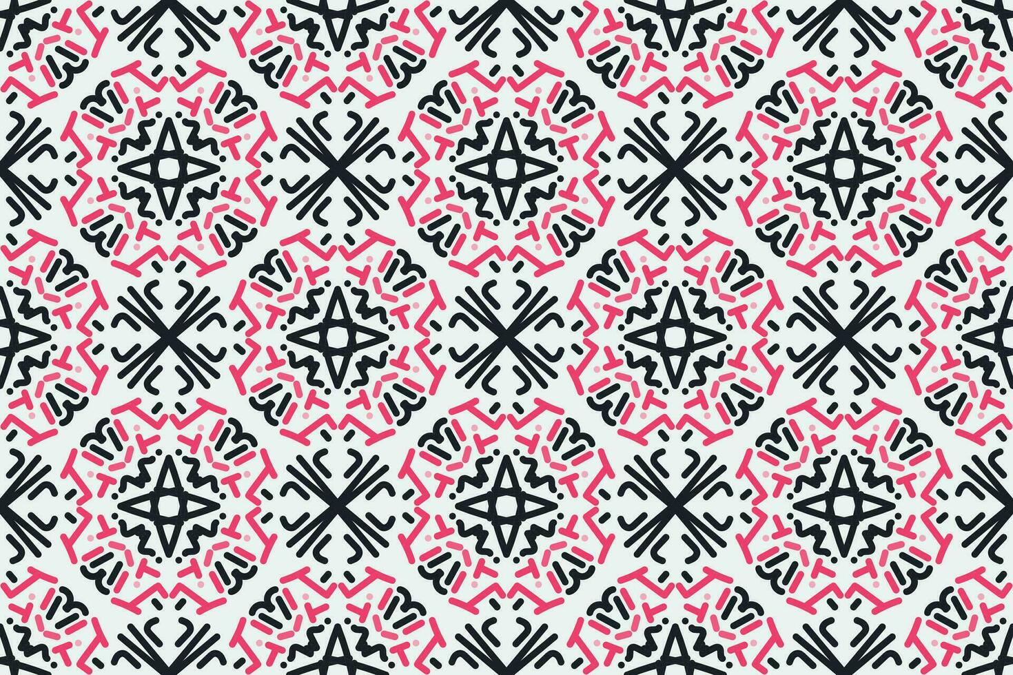 arabic pattern. balack, pink and white background with Arabic ornaments. Patterns, backgrounds and wallpapers for your design. Textile ornament. Vector illustration.
