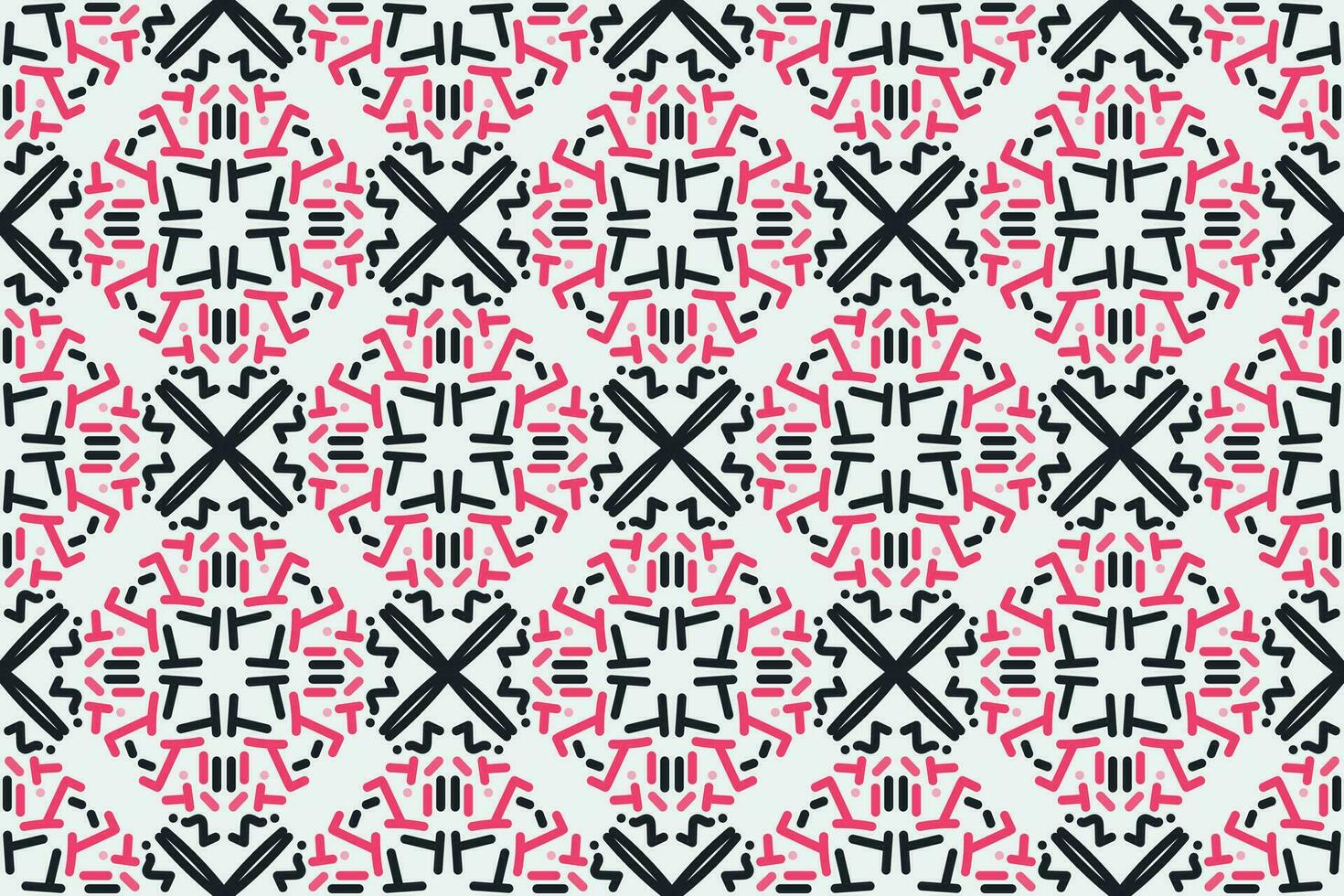arabic pattern. balack, pink and white background with Arabic ornaments. Patterns, backgrounds and wallpapers for your design. Textile ornament. Vector illustration.