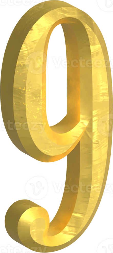 Golden number illustration png