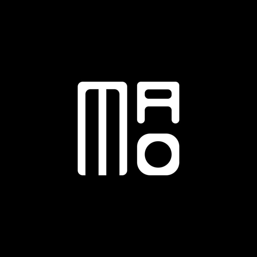 MAO letter logo vector design, MAO simple and modern logo. MAO luxurious alphabet design