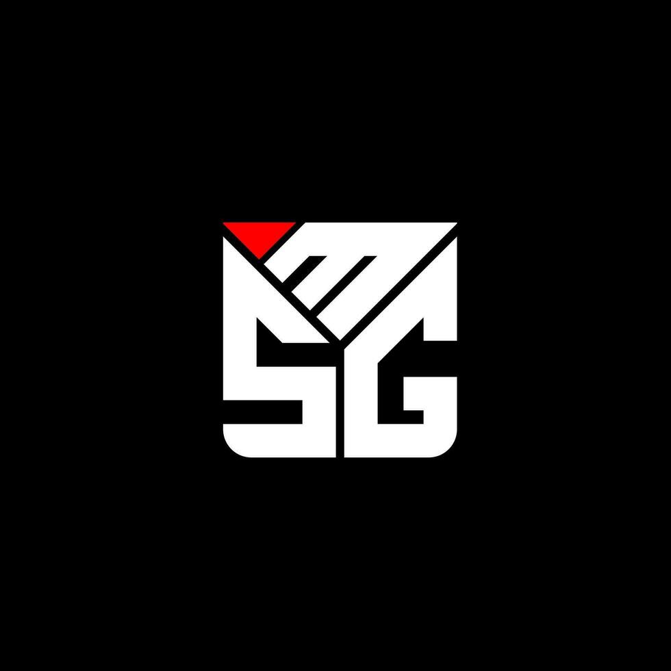 msg letra logo vector diseño, msg sencillo y moderno logo. msg lujoso alfabeto diseño