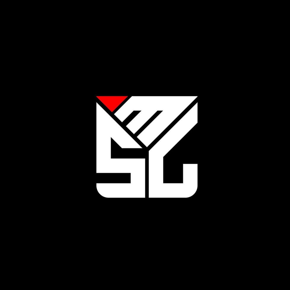 MSL letter logo vector design, MSL simple and modern logo. MSL luxurious alphabet design