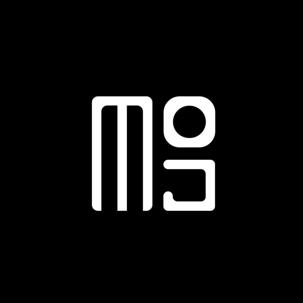 MOJ letter logo vector design, MOJ simple and modern logo. MOJ luxurious alphabet design