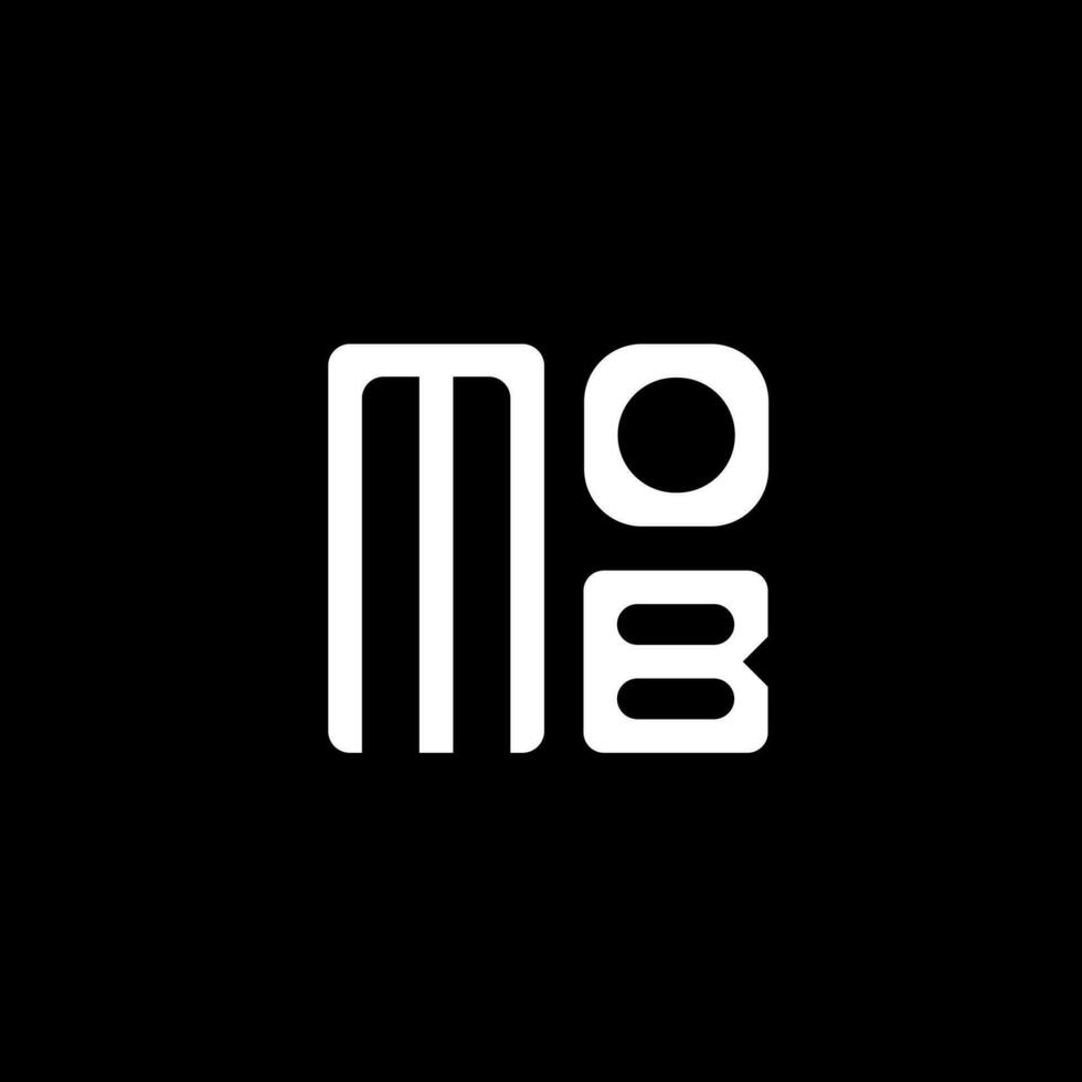 MOB letter logo vector design, MOB simple and modern logo. MOB luxurious alphabet design