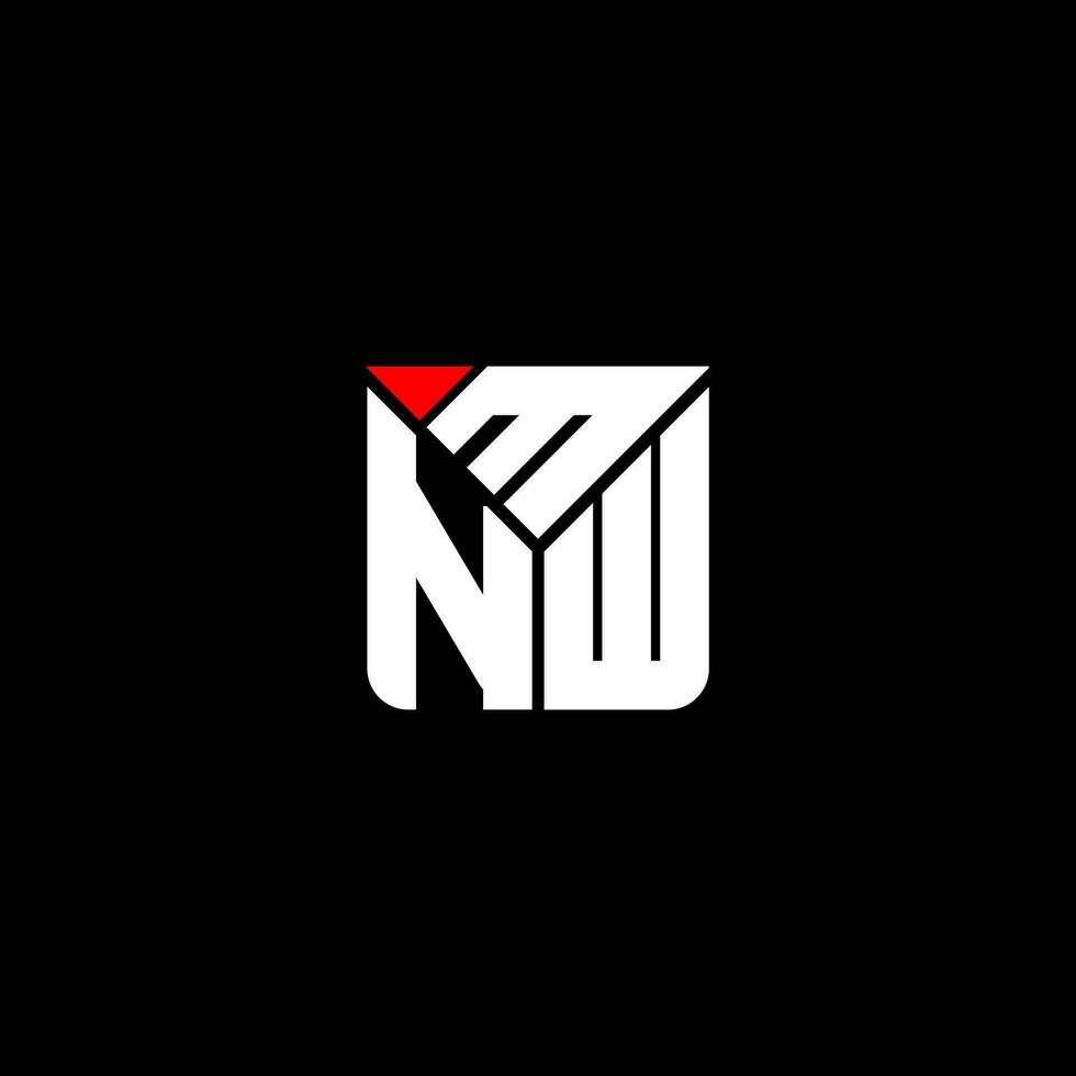MNW letter logo vector design, MNW simple and modern logo. MNW luxurious alphabet design