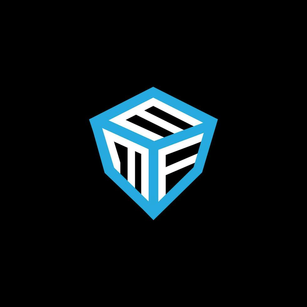 MMF letter logo vector design, MMF simple and modern logo. MMF luxurious alphabet design