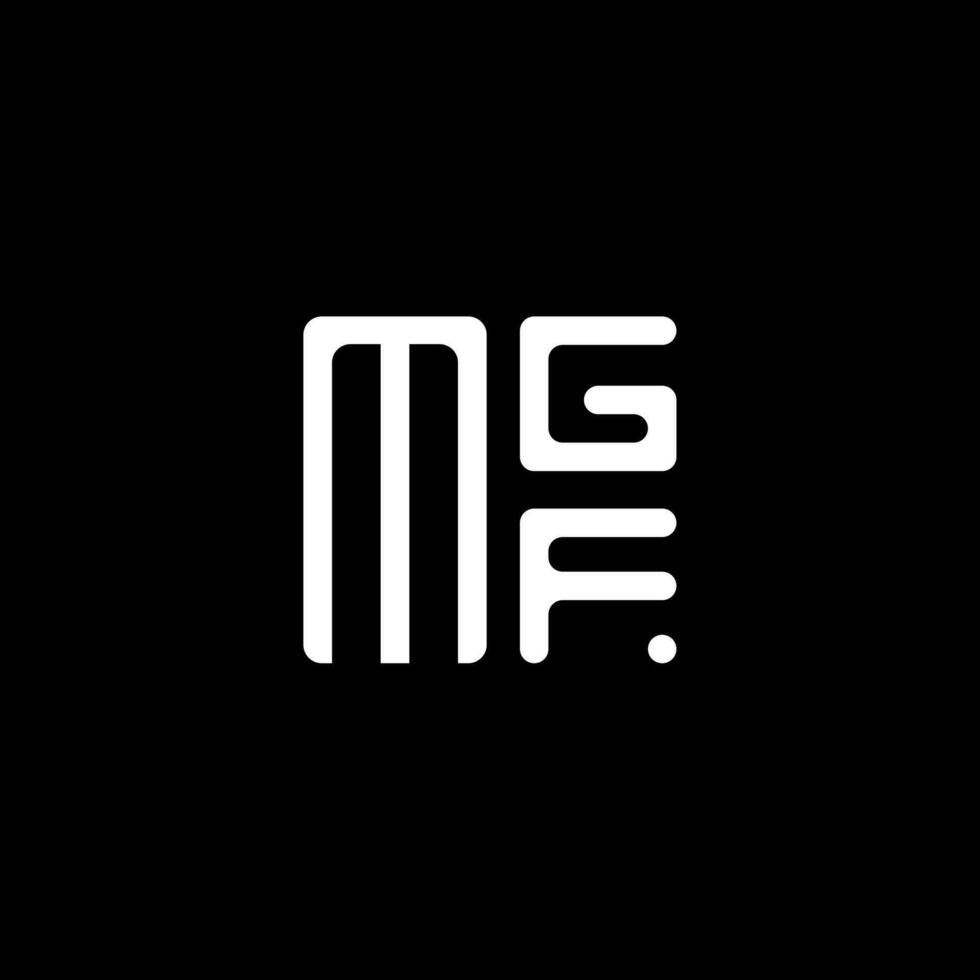 mgf letra logo vector diseño, mgf sencillo y moderno logo. mgf lujoso alfabeto diseño