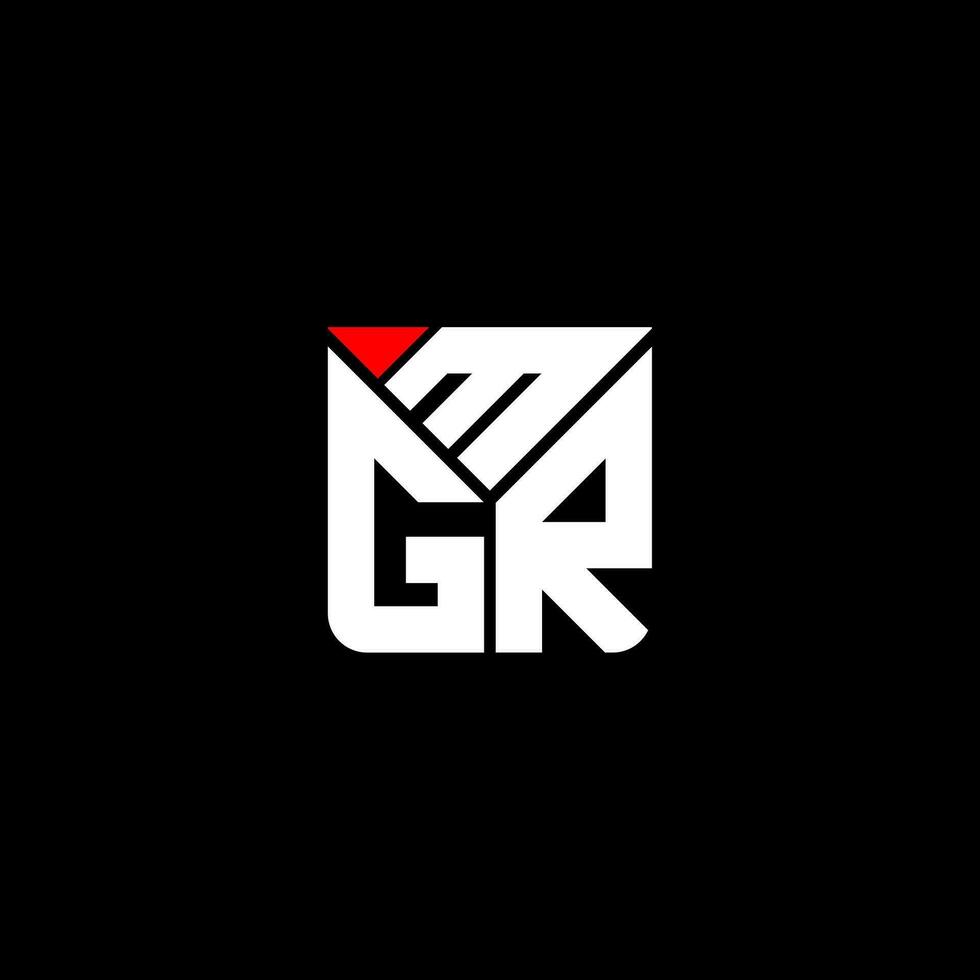 MGR letter logo vector design, MGR simple and modern logo. MGR luxurious alphabet design