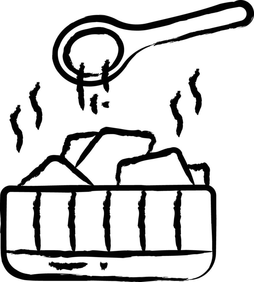 Sauna hand drawn vector illustration