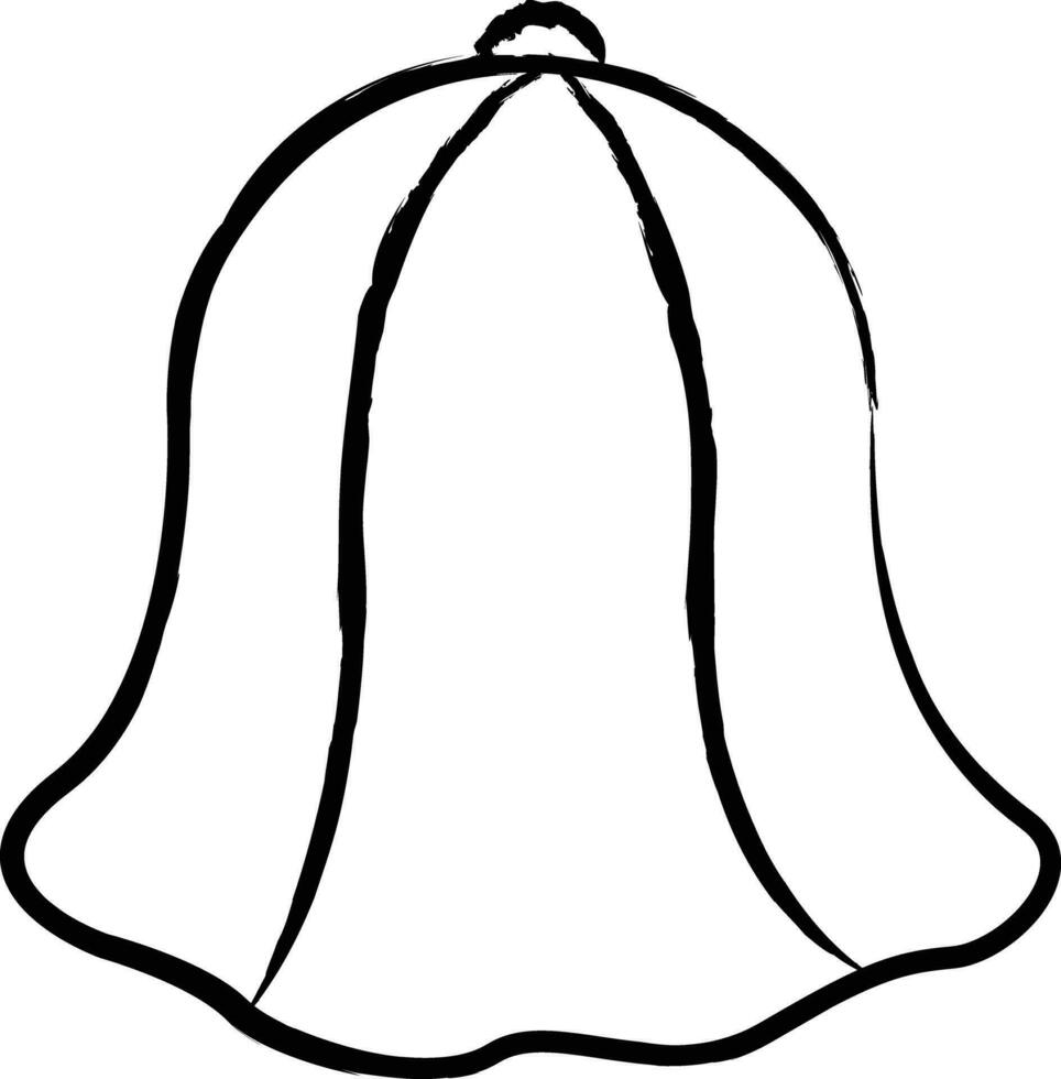 Sauna hat hand drawn vector illustration
