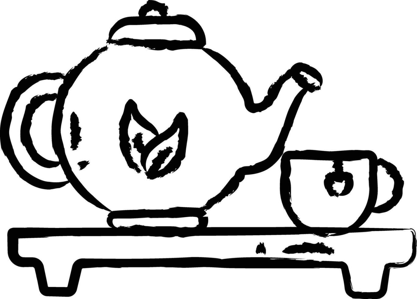 Herbal Tea hand drawn vector illustration