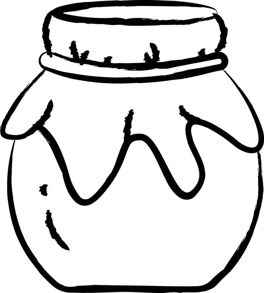 Jam hand drawn vector illustration
