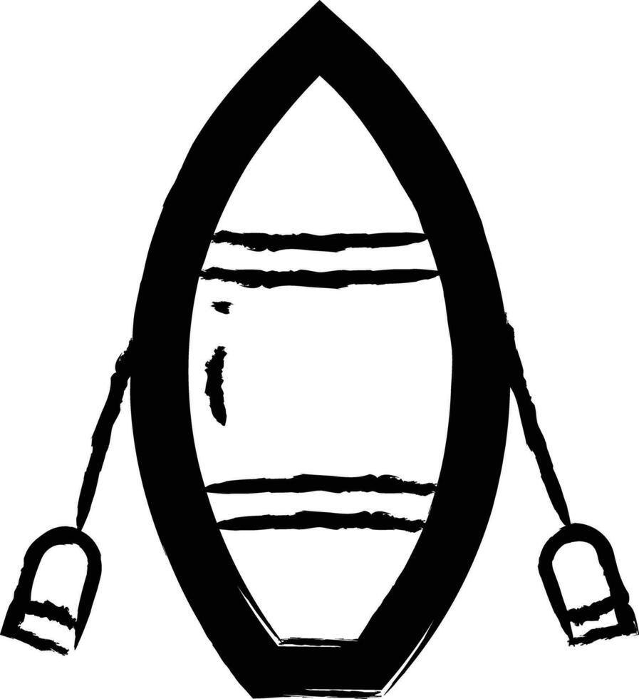 Boat hand drawn vector illustration