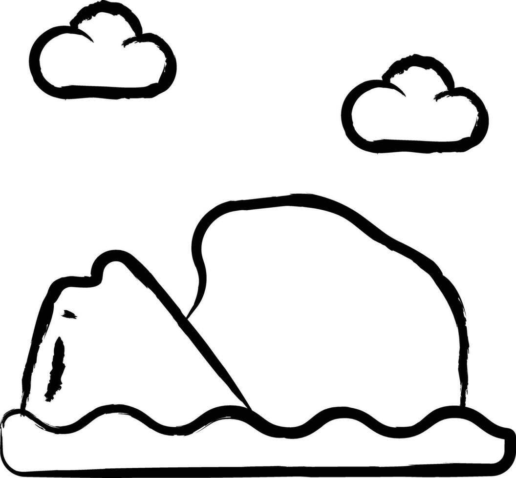 Table Mountain hand drawn vector illustration 35500231 Vector Art at