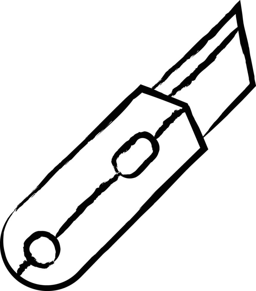 Cutter hand drawn vector illustration