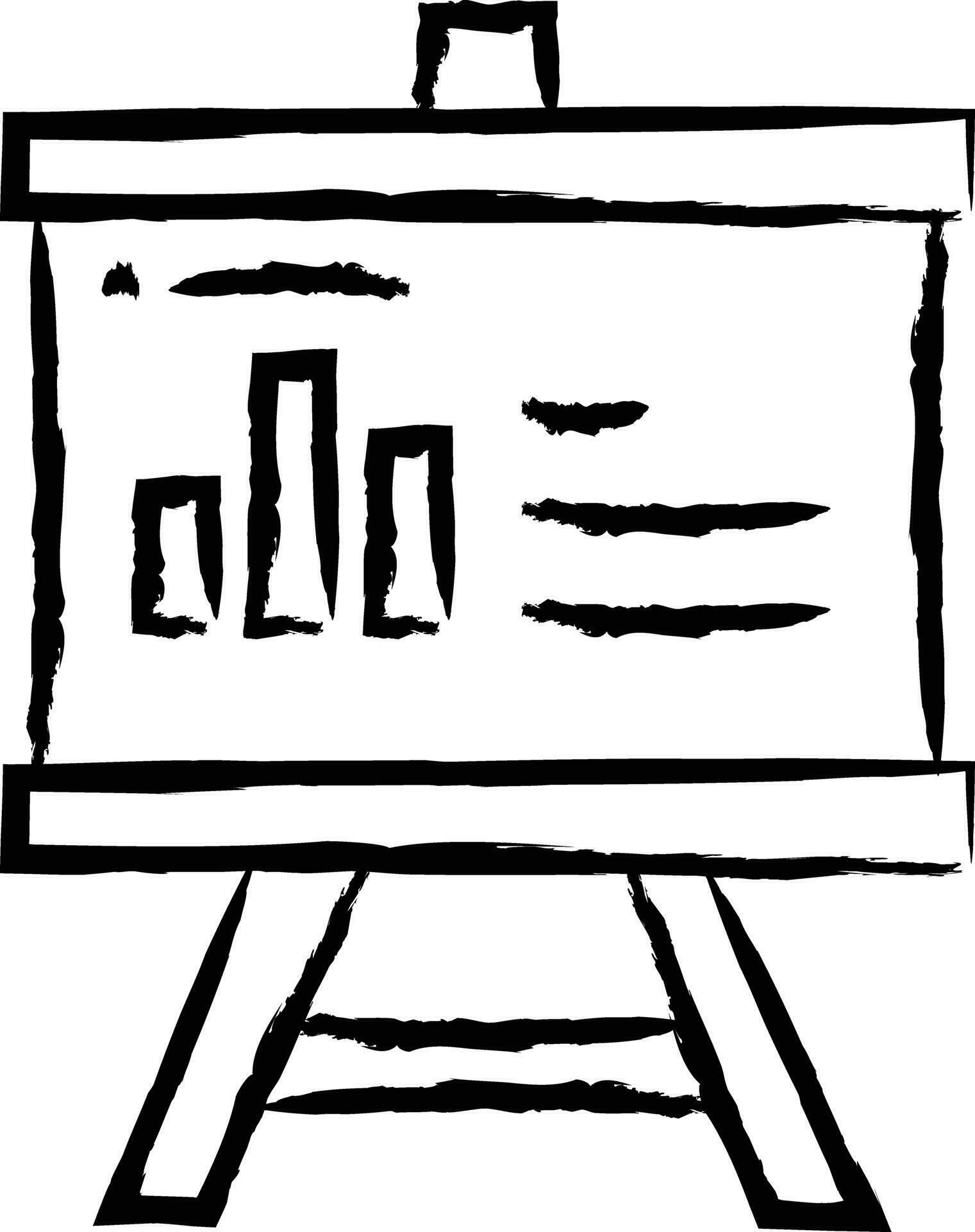 presentation hand drawn vector illustration 35500726 Vector Art at Vecteezy