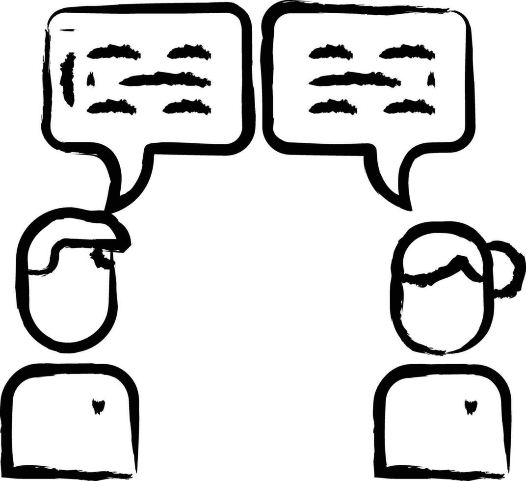 Feedback hand drawn vector illustration
