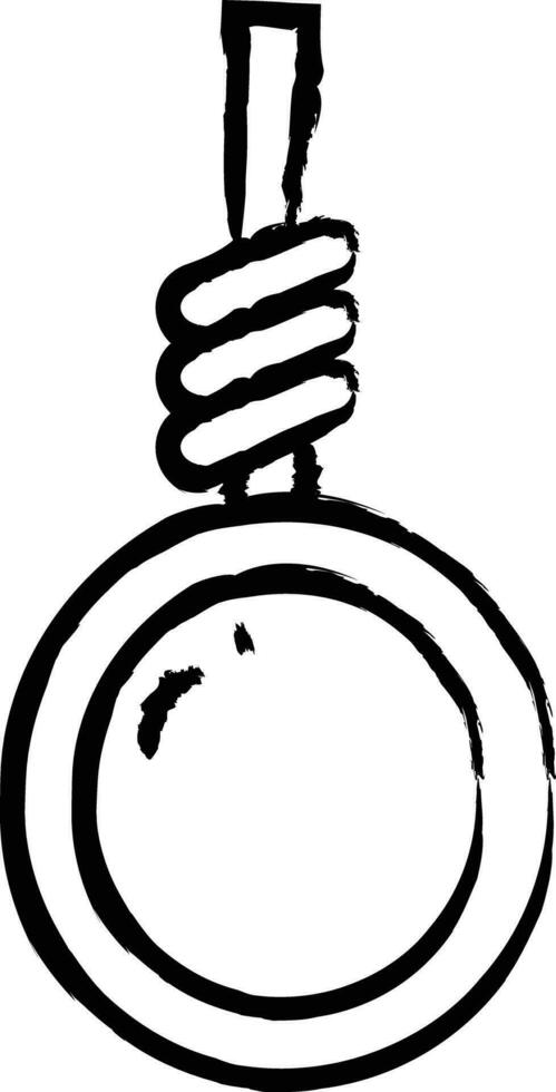 gallows hand drawn vector illustration