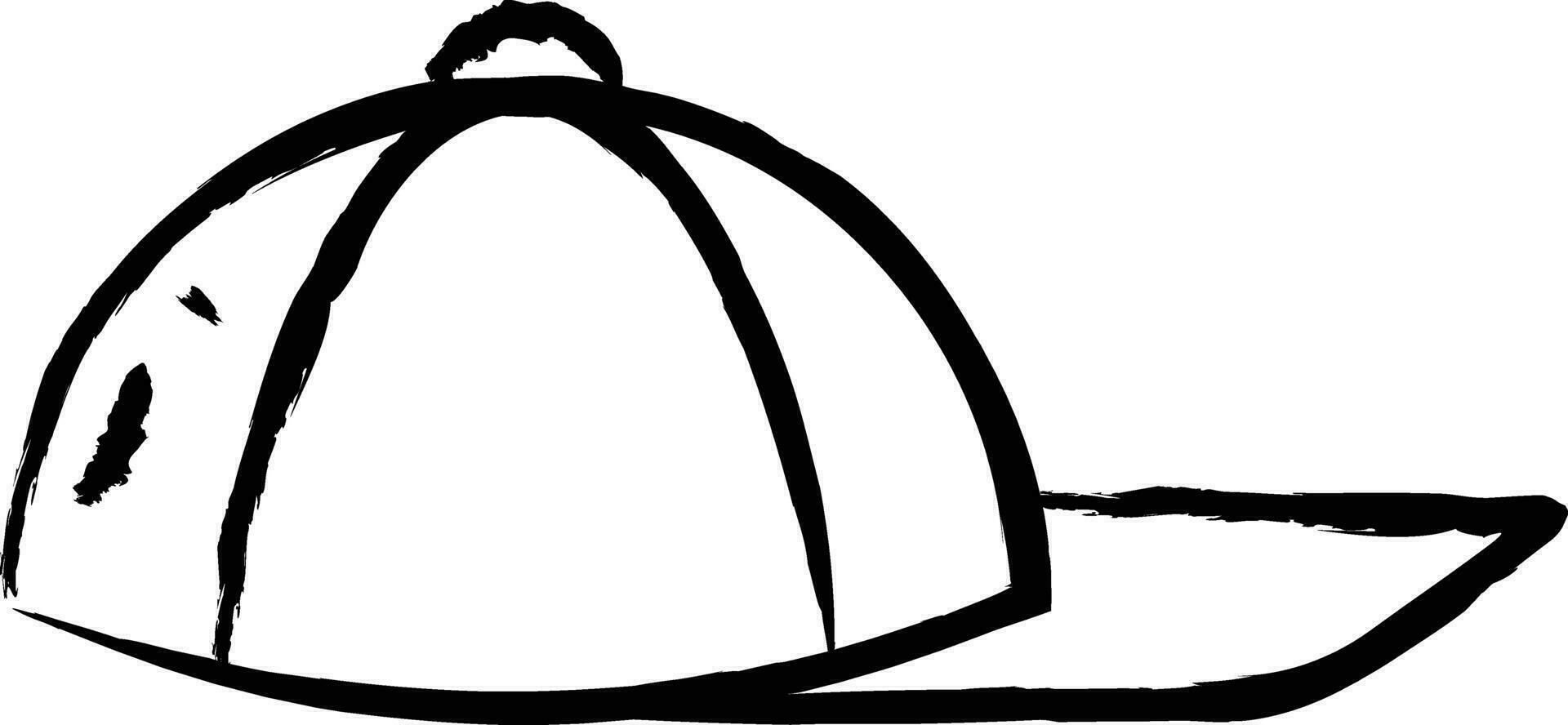 Cap hand drawn vector illustration