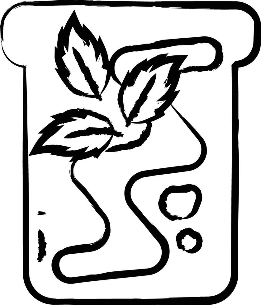 toast hand drawn vector illustration