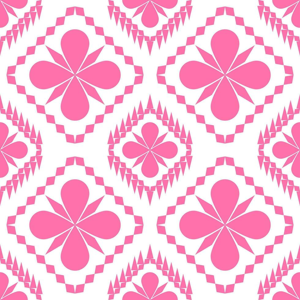 ethnic geometric pattern Oriental pattern for background, carpet, wallpaper, clothing, wrapping, fabric, Vector seamless pattern.