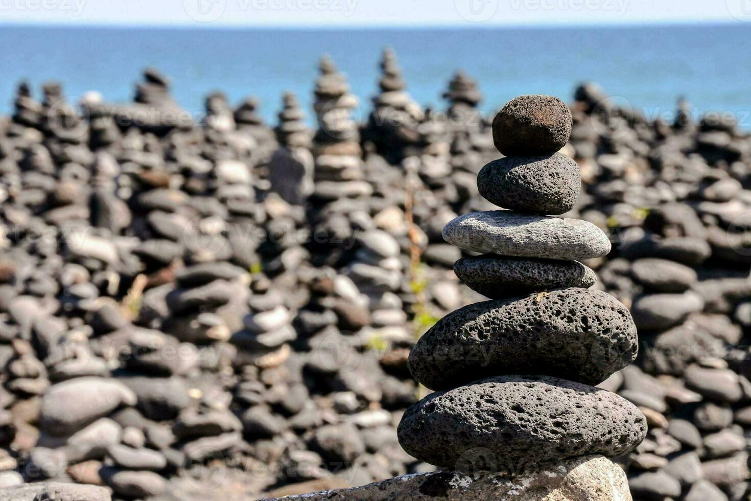 The Buddhist Traditional Stone Pyramids photo