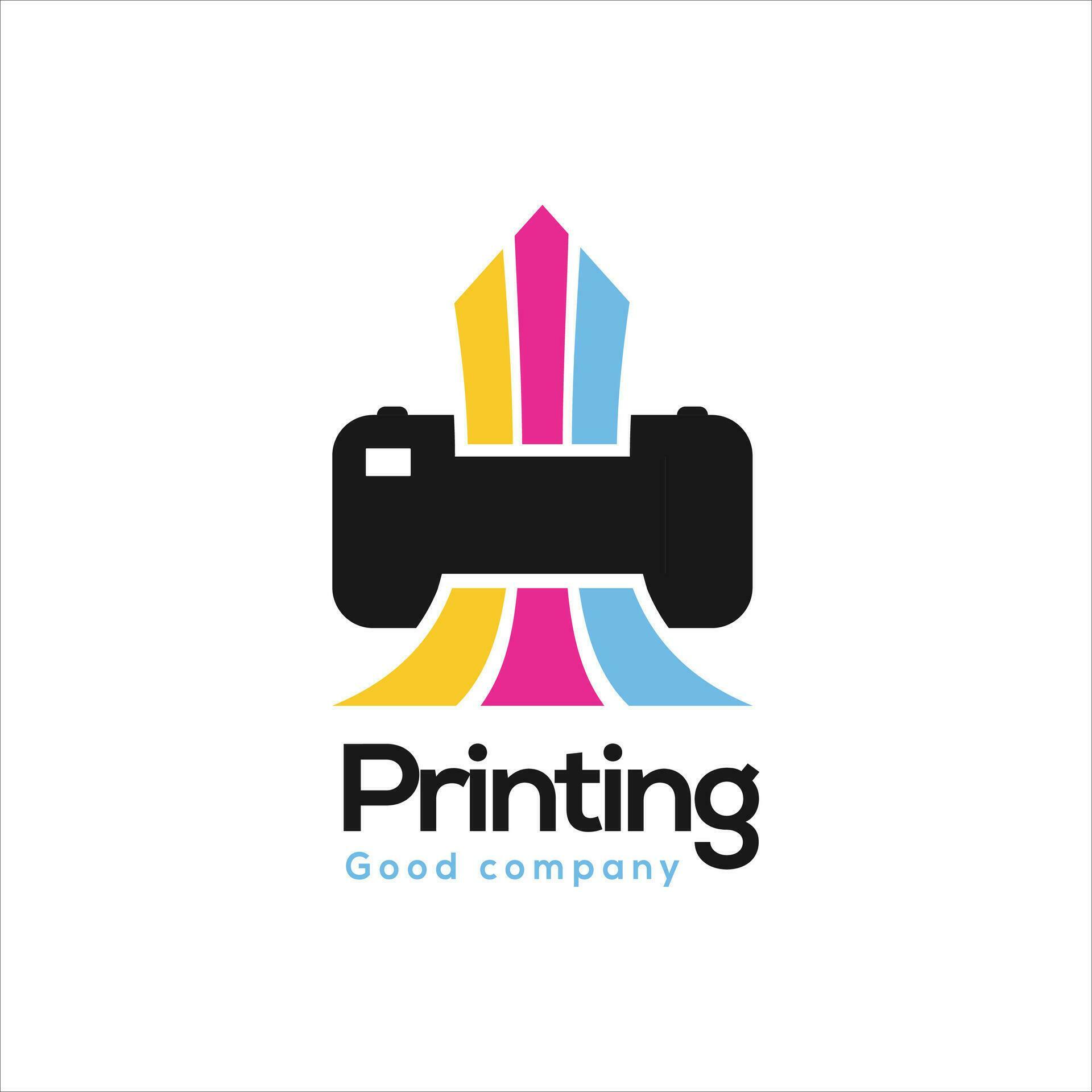 Digital Print media logo design 35502846 Vector Art at Vecteezy