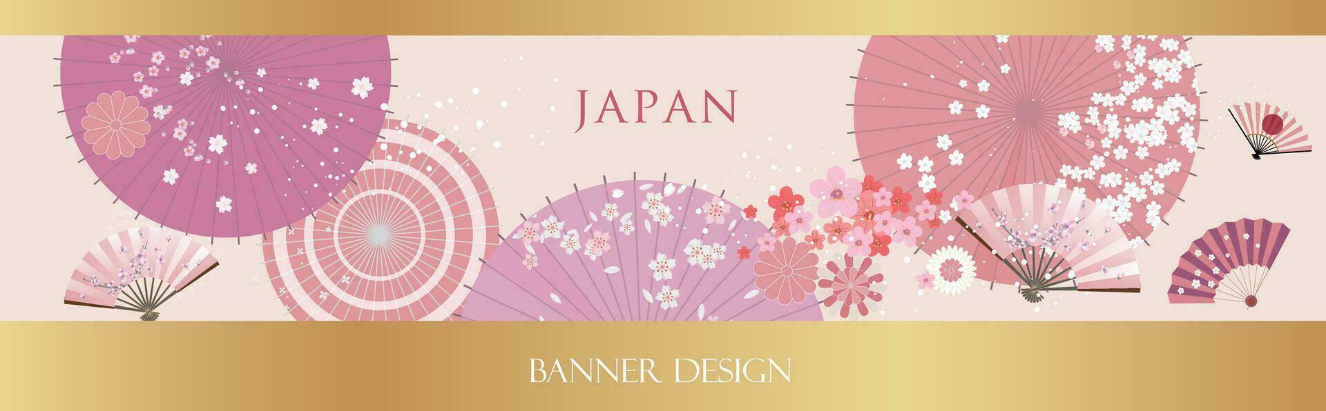 Japanese style pattern background or cover design. vector