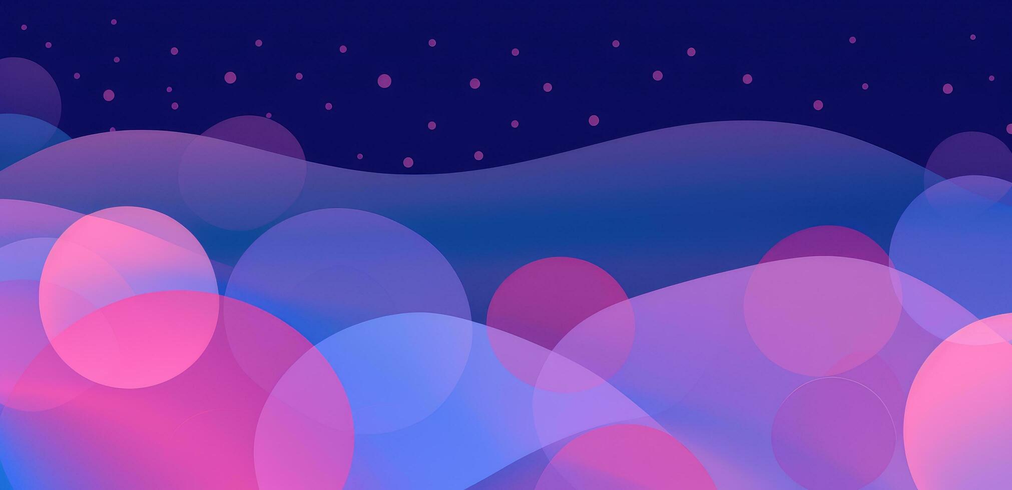 AI generated a purple background with distorted circles photo