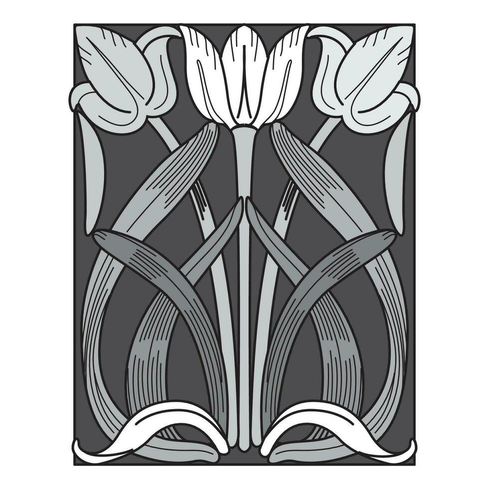 Vintage floral calligraphic floral vignette scroll corners ornamental design elements set isolated vector