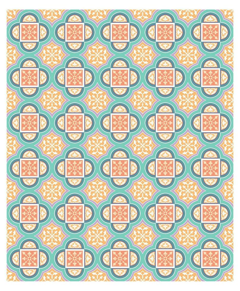 Decorative arabesque and ornamental mandala background set isolated vector