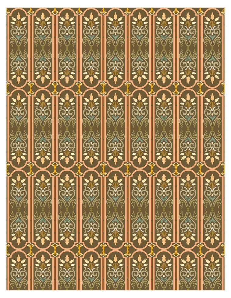 Decorative arabesque and ornamental mandala background set isolated vector