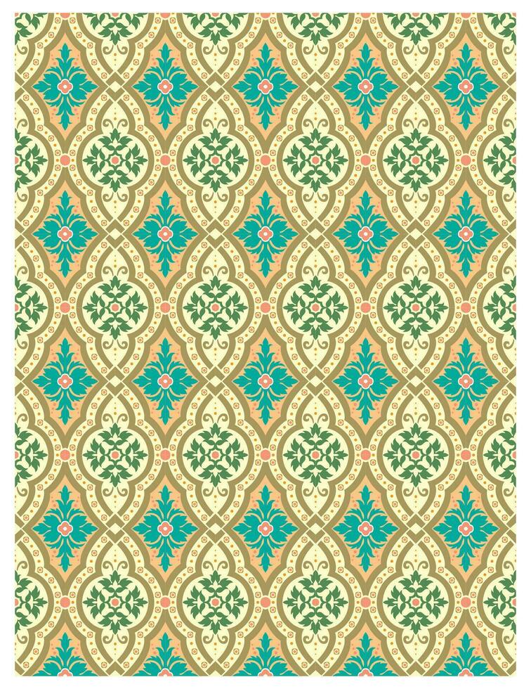 Decorative arabesque and ornamental mandala background set isolated vector