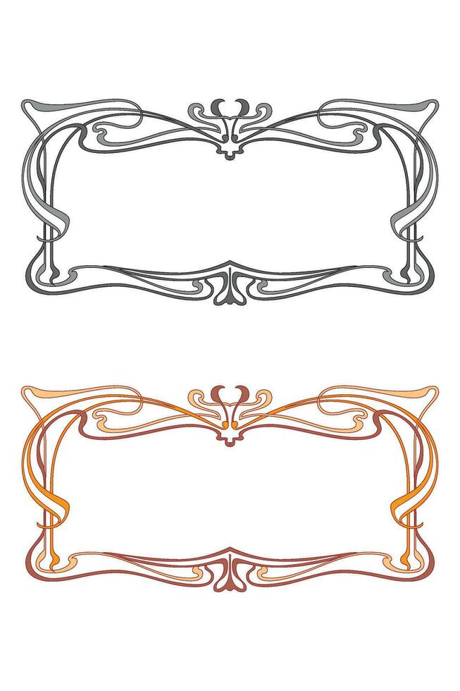 mano dibujado horizontal pancartas conjunto con retro estilo cintas decoración elementos aislado vector ilustración