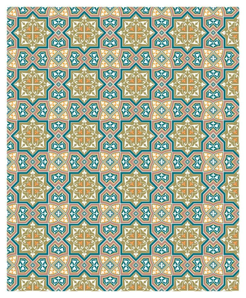 Decorative arabesque and ornamental mandala background set isolated vector