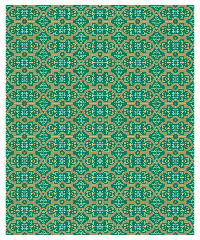 Decorative arabesque and ornamental mandala background set isolated vector