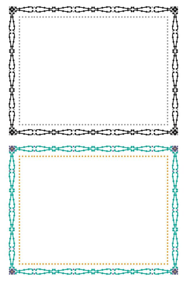 Hand drawn horizontal banners set with retro style ribbons decoration elements isolated vector illustration