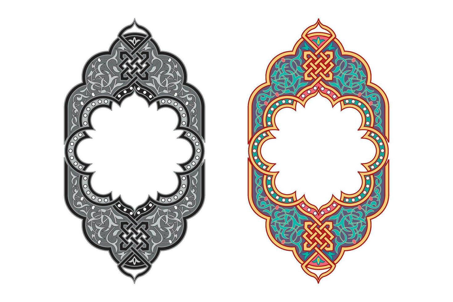 Vintage floral classic calligraphic retro vignette scroll frames ornamental design elements black set isolated vector