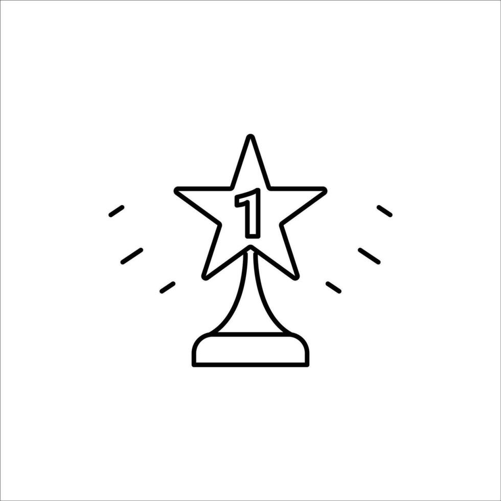 Exquisite Awards and Bonuses Vector Icons Set - Modern Thin Line Illustrations for Success and Recognition Discover a collection of editable icons, including Cups, Awards, Medals, Diplomas, Champion,