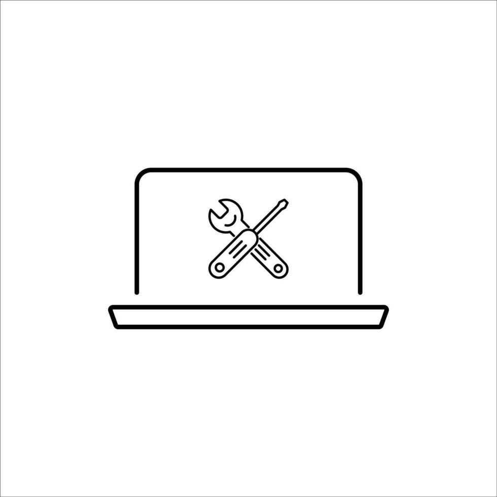 Artisanal Craftsmanship Exquisite Vector Icons of Precision Tools Wrench, Gear, Spanner, Hammer, and Screwdriver Illustrations for the Essence of Fix and Repair Mastery