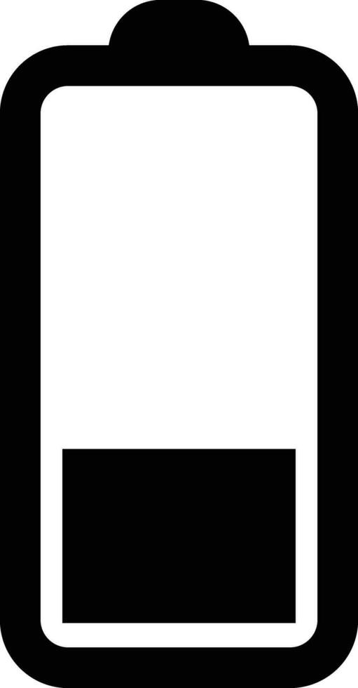 Battery icon in flat design. isolated on transparent background. battery charge level smartphone battery level indicator Concept power, energy, elements sign symbol. Vector for apps and website