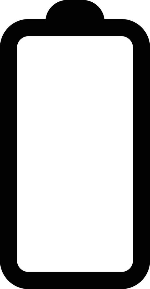 Battery icon in flat design. isolated on transparent background. battery charge level smartphone battery level indicator Concept power, energy, elements sign symbol. Vector for apps and website