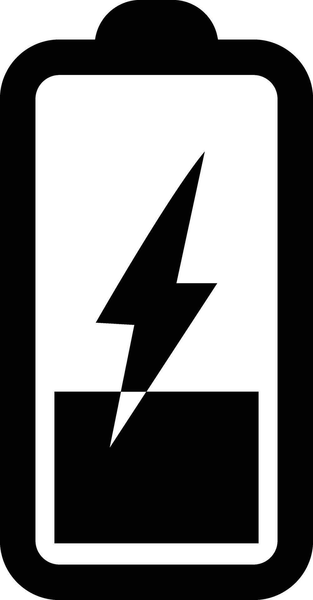 Battery icon in flat design. isolated on transparent background. battery charge level smartphone