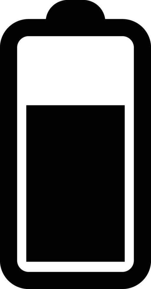 Battery icon in flat design. isolated on transparent background. battery charge level smartphone battery level indicator Concept power, energy, elements sign symbol. Vector for apps and website