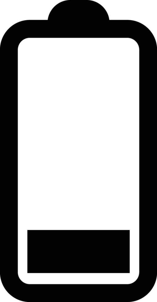 Battery icon in flat design. isolated on transparent background. battery charge level smartphone battery level indicator Concept power, energy, elements sign symbol. Vector for apps and website