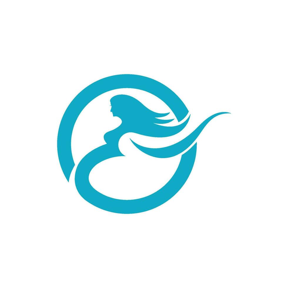 Pregnant template vector icon