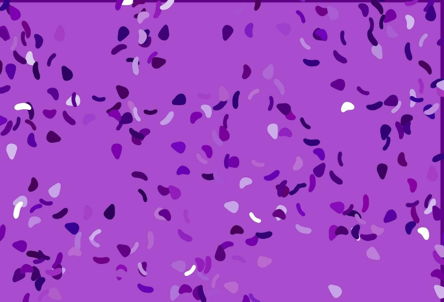 Light Purple vector template with memphis shapes.