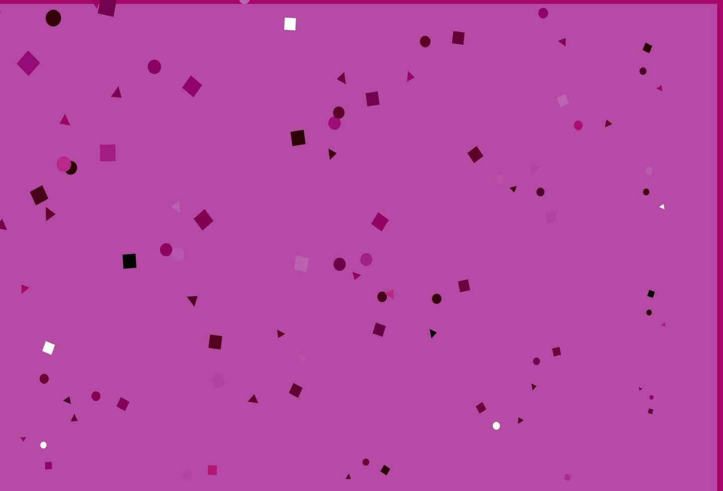 Light Purple vector background with triangles, circles, cubes.