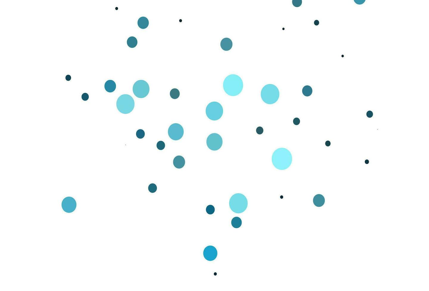 Light BLUE vector background with bubbles.